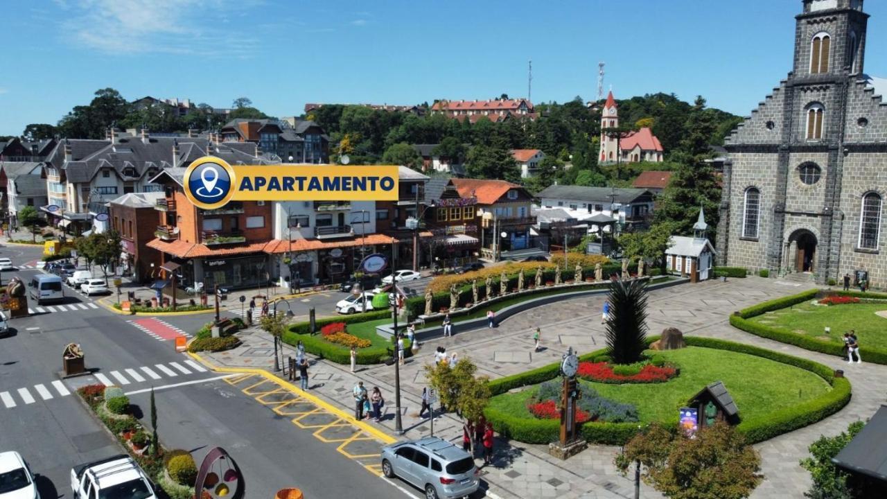 Apartamento Oppitz - No Coracao De Gramado Junto Da Rua Coberta Apartment Bagian luar foto